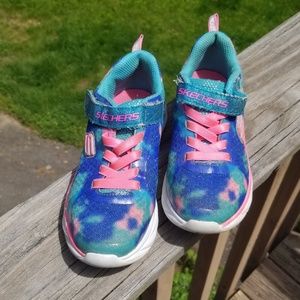 Kid's Skechers Velcro Sneakers Cotton Candy